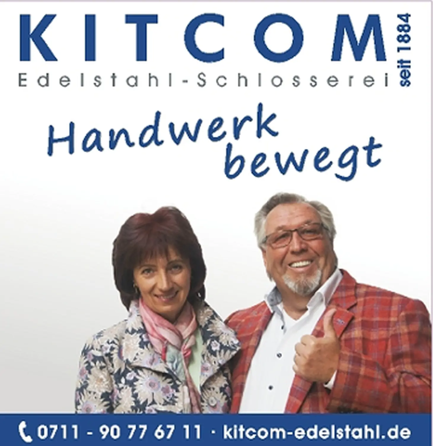 Kitcom edelstahl Schlosserei-Banner